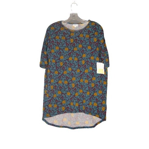 LulaRoe Irma Tunic Multicolored Hi Low Hem Womens Size XXS - Picture 1 of 5